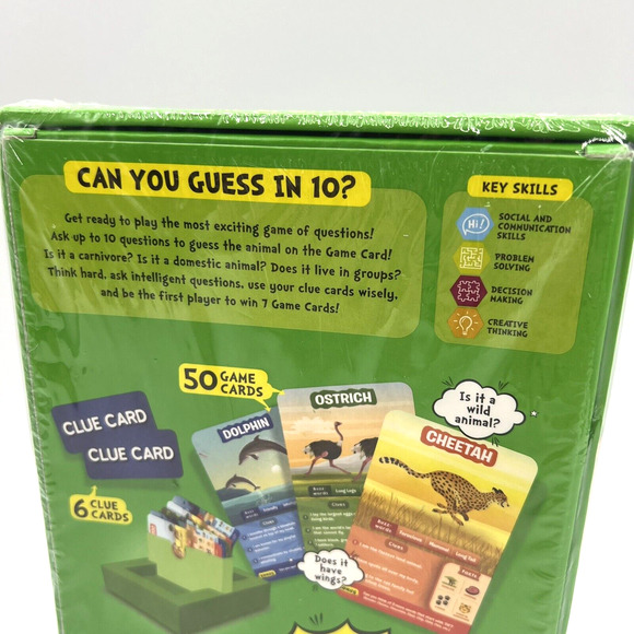 NEW Skillmatics Guess in 10 Animals Planet Trivia Card Game Family game Ages 6+ - Picture 3 of 6